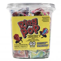 Ring Pop Assorted Lollipops 40 Units / 14 g / 0.5 oz