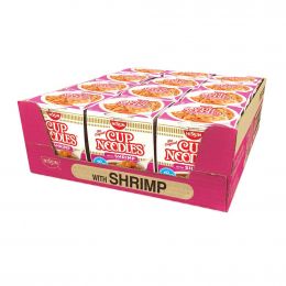 Nissin Cup of Noodle Shrimp 12 Units / 64 g / 2.25 oz