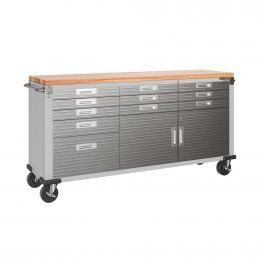 Ultra HD Seville Workbench and Storage Table with Wheels