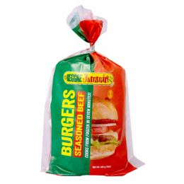 Reggae Jammin Seasoned Beef Burger 15 Units / 85 g / 3 oz