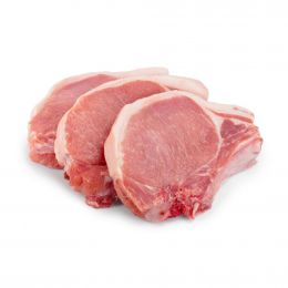 Fresh Pork Chops Bone In Tray Pack