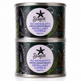 No Mosquito Repellent Candle 2 Units/ 453 g / 16 oz