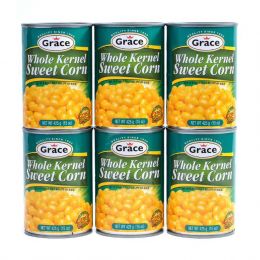 Grace Whole Kernel Sweet Corn Canned 6 Units / 425 g