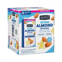 Selection Unsweetened Vanilla Almond Beverage 6 Units / 946 mL / 32 oz
