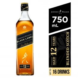 Johnnie Walker Black Label Whisky 750 mL / 25.3 oz