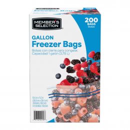 Selection Freezer Zipper Bags 4 Units / 50 Bags / 27 cm x 28.5 cm / 10.6" x 11.2"