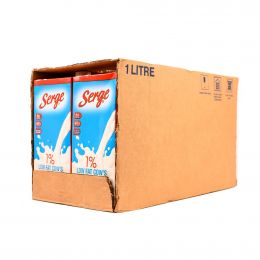 Serge Low Fat Cow's Milk 12 Units / 1 L / 34 oz