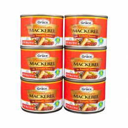 Grace Premium Mackerel 6 Units / 200 g / 7.05 oz