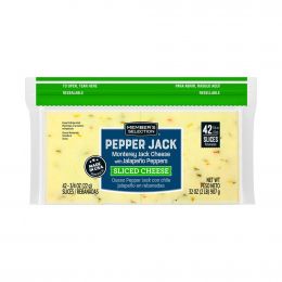Selection Pepper Jack Cheese Sliced 907 g / 2 lb