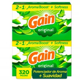 Gain Dryer Sheets with Fragrance 320 Count