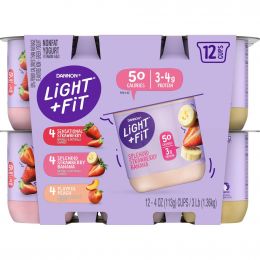 Light and Fit Nonfat Yogurt 12 Units / 113 g / 4 oz