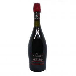Toselli Red Sparkling Wine Non-Alcoholic Sparkling Wine 750 mL