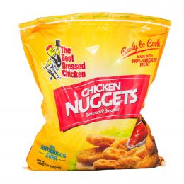 Best Dressed Frozen Breaded Chicken Nuggets 1.36 kg / 3.0 lb