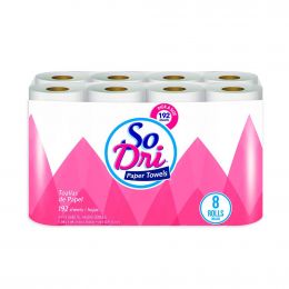 So Dri Paper Towels 8 Rolls / 192 Sheets