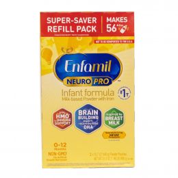 Enfamil NeuroPro Formula for Babies 0 to 12 Months / 2 Units / 445 g / 15.7 oz