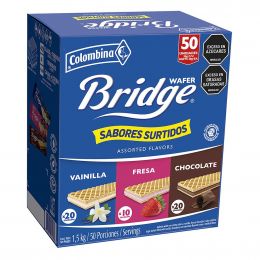 Bridge Assorted Wafers 50 Units / 30 g / 1.06 oz