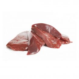 Lillan Frozen Beef Liver, Tray Pack  2 kg / 4.4 lb
