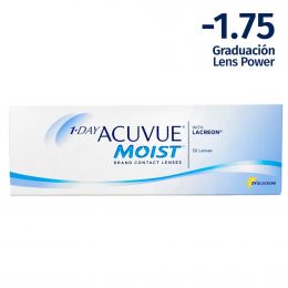 Acuvue Moist -1.75 1 Day Moist Contact Lenses 30 Units