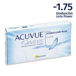 Acuvue Oasys -1.75 Esferico Contact Lenses 6 Units