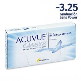 Acuvue Oasys -3.25 Esferico Contact Lenses 6 Units