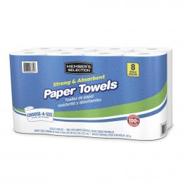 Selection Strong and Absorbent Paper Towels 8 Units / 200 Sheets