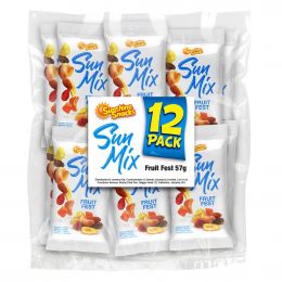 Sunshine Snacks SunMix Fruit Fest 12 Units / 57 g / 2.01 oz