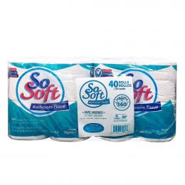 So Soft Double Sheet Toilet Tissue 40 Units