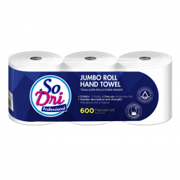 So Dri Hand Roll Towel 3 Units / 183 m