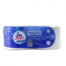 So Soft Institutional Toilet Paper 4 Units / 251.46 m / 825'