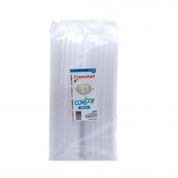 Covebay Disposable Clamshell Container 125 Units / 15.24 cm / 6"