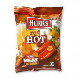 Herr's Red Hot Potatoes Chips 12 Units / 28 g / 1 oz