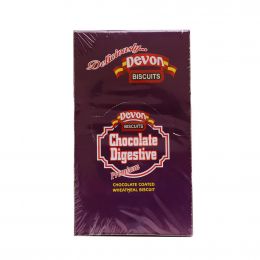 Devon Healthy and Nutritious Chocolate Digestive Biscuits 50 Units / 22 g
