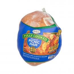 Grace Kennedy Smoked Picnic Ham 3.2 kg - 3.8 kg / 7 lb - 7.9 lb