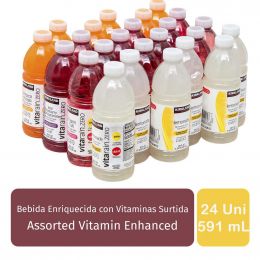 Kirkland Vitarain Zero Vitamin Enhanced Water Beverage 24 Units / 591 mL / 20 oz
