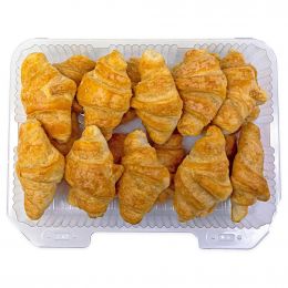 Selection Small Freshly Baked Croissants 18 Units