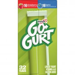 Yoplait Go Gurt Strawberry and Blueberry 32 Units / 56 g / 2 oz