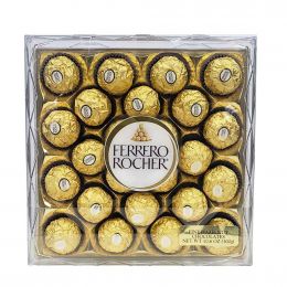 Ferrero Rocher Hazelnut & Chocolate Cream Filled Chocolates 24 Units / 12.5 g / 0.4 oz