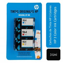 HP 964 Ink Cartridges Color 3 Units