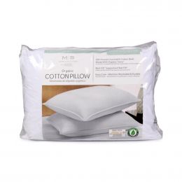Selection Organic 300 Thread Count Pillows with 100% Cotton Cover 2 Units / 50 cm x 71 cm / 20" x 28"