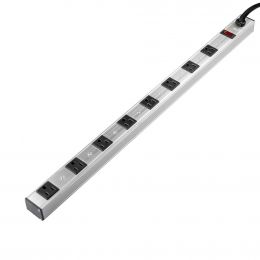 ProHT 8-Outlet Aluminum Power Strip Power Cord 91.44 cm / 3'