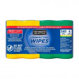 Selection Disinfecting Wipes 4 Units / 85 Wipes