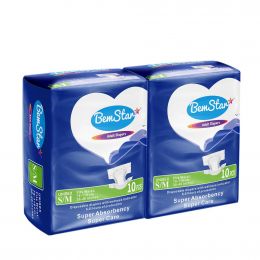 Bemstar Adult Medium Diaper 2 Packs / 10 Units
