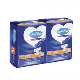 Bemstar Disposable Diapers for Adult XL 20 Units