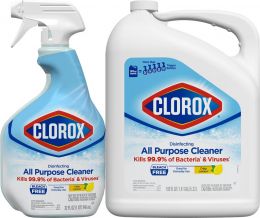 Clorox Disinfecting All Purpose Cleaner + Trigger 5.32 L + 946 mL / 180 oz + 32 oz