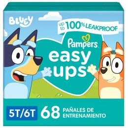 Pampers Easy Ups Training Diapers Size 5–6 / 68 Count
