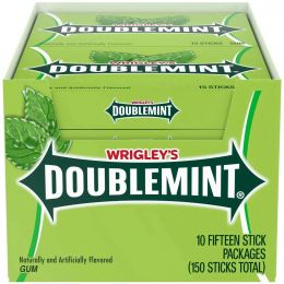 Wrigley's Doublemint Refreshing Gum 10 Units / 37.5 g / 1.32 oz