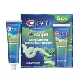Crest Whitening Toothpaste Scope Outlast 5 Units / 178 g / 6.3 oz