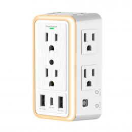 ProHT 6-Outlet Multiple Plug USB and Night Light
