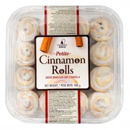 El Camino Real Bakery Mini Cinnamon Rolls Made with Traditional Dough 16 Units
