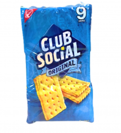Club Social Butter Flavor Salt Crackers 3 Packs / 9 Units